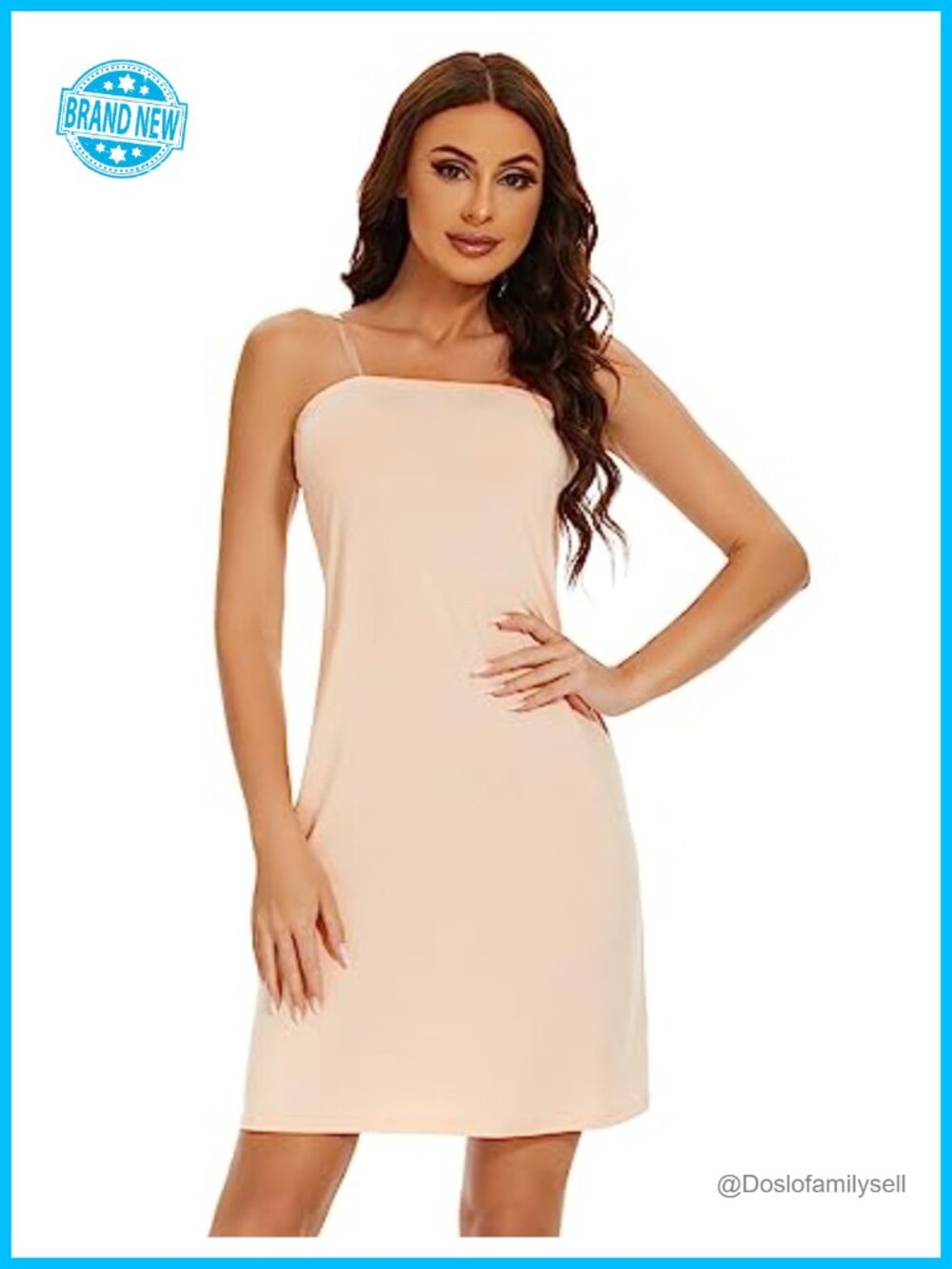 Women's Strapless Full Slip Invisible Straps Smoothing Under Dress